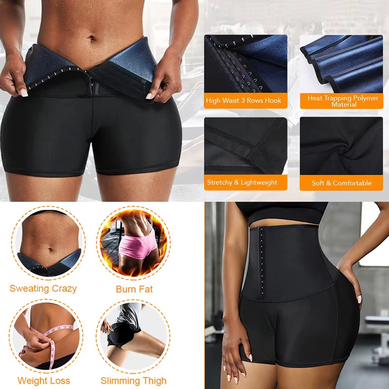 Hot Sweat Slimming Shorts – Shape Your Waist, Burn Fat, and Boost Confidence